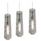 AFX Lighting Afx Lighting Spun Satin Nickel Multi-Light Pendant with Cylindrical Shade SPP05MBSNSMLNR3