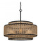 Quoizel Lighting Quoizel Lighting Quoizel Pendant Brushed Gold Pendant Light with Drum Shade QP6161BRG
