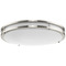 Progress Lighting LED Flush Mount from the Abide LED Collection in Brushed Nickel Finish P350276-009-CS
