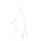 Mitzi by Hudson Valley Mitzi Suki Textured White 4-Light Chandelier H689704-TWH