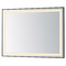 ET2 Lighting Framed Rectangle 48-Inch Illuminated Mirror E42094-BK