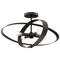 Progress Lighting Progress Lighting Allegheny Matte Black Semi-Flushmount Light P350280-31M