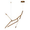 ET2 Lighting ET2 Scion Weathered Brass LED Swag Light E25413-WBR