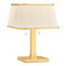 Hudson Valley Lighting Hudson Valley Lighting Claude Aged Brass LED Table Lamp with Square Shade AHL8419-AGB