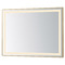 ET2 Lighting Framed Rectangle 48-Inch Illuminated Mirror E42094-GLD