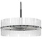 Progress Lighting Progress Lighting Seville Matte Black Pendant Light with Drum Shade P400389-31M