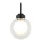 Matteo Lighting Matteo Lighting Solaris Matte Black LED Mini-Pendant Light with Globe Shade C33001MB