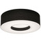 AFX Lighting Afx Lighting Montclair Black LED Flushmount Light MCF1214LAJUD-BK