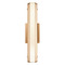 Matteo Lighting Matteo Lighting Pelermos Aged Gold Brass LED Vertical Bathroom Light S01018AG