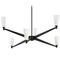 Progress Lighting Progress Lighting Tosca Matte Black Chandelier P400395-31M