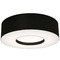 AFX Lighting Afx Lighting Montclair Black Flushmount Light MCF1932MB-BK