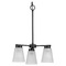 Progress Lighting Progress Lighting Tanner Matte Black Mini-Chandelier P400400-31M