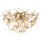Corbett Lighting Corbett Lighting Corfu Ivory Coco & Bleached Abaca LED Semi-Flushmount Light 511-04-IYC