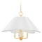 Mitzi by Hudson Valley Mitzi Kinsley Aged Brass 4-Light Chandelier H749804-AGB
