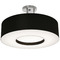 AFX Lighting Afx Lighting Montclair Satin Nickel Semi-Flushmount Light MCF1932MB-BKSF