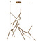 ET2 Lighting ET2 Scion Weathered Brass LED Multi-Light Pendant E25415-WBR