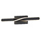 ET2 Lighting Et2 Pirouette - Bath Vanity Black LED Vertical Bathroom Light E24152-BK