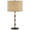 Savoy House Savoy House Lighting Mediterranean Bronze & Light Travertine Table Lamp with Drum Shade 11-DF11