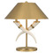 Savoy House Savoy House Lighting Warm Brass & Horn Table Lamp with Empire Shade 11-DF15
