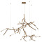 ET2 Lighting ET2 Scion Weathered Brass LED Multi-Light Pendant E25418-WBR