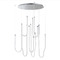 ET2 Lighting Et2 Soleil Polished Chrome LED Multi-Light Pendant E24988-PC