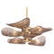 Corbett Lighting Corbett Lighting Cardiff Vintage Gold Leaf LED Chandelier 515-08-VGL