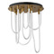ET2 Lighting Et2 Soleil Natural Aged Brass LED Flushmount Light E24987-NAB