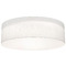 AFX Lighting Afx Lighting Anton Linen White LED Flushmount Light ANF3044L5AJUD-LW-MSBB
