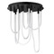 ET2 Lighting Et2 Soleil Black LED Flushmount Light E24987-BK