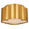 Kalco Lighting Kalco Lighting Lotus Winter Brass Flushmount Light 516341WB
