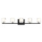 Matteo Lighting Matteo Lighting Carleton Matte Black Bathroom Light S04105MB