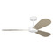 Visual Comfort Fan Collection Visual Comfort Fan Collection Barbara Barry Paddle Smart 52 Matte White Ceiling Fan Without Light 3PDSM52RZW