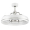 Craftmade Lighting Craftmade Lighting Taylor White/polished Nickel LED Ceiling Fan with Light TYL24WPLN3-NWF