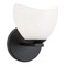 Matteo Lighting Matteo Lighting Uptowne Black Sconce S04201BKOP