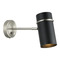 Matteo Lighting Matteo Lighting Cilindro Brushed Nickel & Matte Black Plug and Cord Wall Lamp S17711BNMB