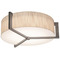 AFX Lighting Afx Lighting Apex Weathered Grey LED Flushmount Light APF1214LAJUDWG-JT