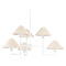 Mitzi by Hudson Valley Mitzi Willa Textured White 6-Light Vanity Bar H760806-TWH