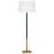 Visual Comfort Studio Collection Monroe Floor Lamp in Burnished Brass & Navy by Visual Comfort Studio KST1051BBSNVY1