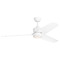 Visual Comfort Fan Collection Colgin 56-Inch LED Fan in Matte White by VC Fan Collection 3CGR56RZWD