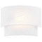 Justice Design Group Justice Design ADA Tier Fabric Wall Sconce White FAB-5770-WHTE