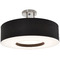 AFX Lighting Afx Lighting Montclair Satin Nickel LED Semi-Flushmount Light MCF1932LAJUD-BKSF