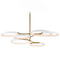 ET2 Lighting Et2 Hoopla White & Gold LED Pendant Light E24328-WTGLD