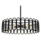 Quoizel Lighting Quoizel Lighting Vera Matte Black Pendant Light with Scalloped Shade VEA2824MBK