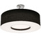 AFX Lighting Afx Lighting Montclair Satin Nickel Semi-Flushmount Light MCF2432MB-BKSF