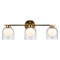 Matteo Lighting Matteo Lighting Derbishone Aged Gold Brass LED Bathroom Light W60703AGCL