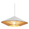 Alora Lighting Alora Lighting Daphne White Pendant Light with Conical Shade PD633215WHBR