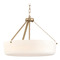 Progress Lighting Progress Lighting Lieon Champagne Bronze Pendant Light with Bowl / Dome Shade P500508-177