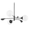 Mitzi by Hudson Valley Mitzi Lola Textured Black 3-Light Chandelier H812803-TBK
