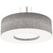 AFX Lighting Afx Lighting Montclair Black LED Pendant Light with Drum Shade MCP2432L5AJUDBK-GY