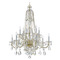 Crystorama Lighting Crystorama Lighting Traditional Crystal Polished Brass Crystal Chandelier 1112-PB-CL-MWP